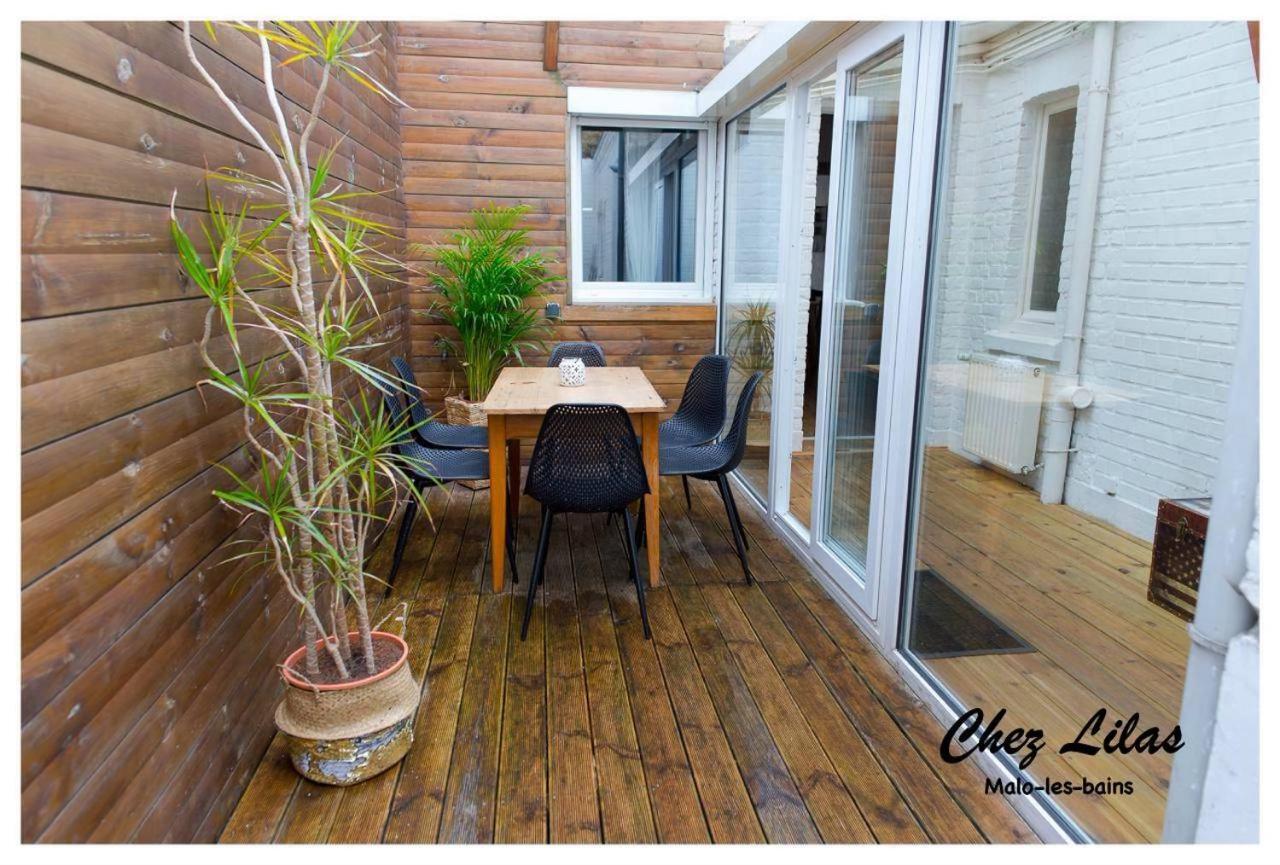 Chez Lilas 150M Plage 됭케르크 외부 사진